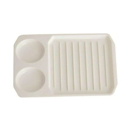 2-In-1 Microwave Baking Pancooker For Microwave Oven Microwave Cooker 11X8In Grooved White Microwave Tray With 2 Egg Non Sticky And Quick Classic Pan Cooker