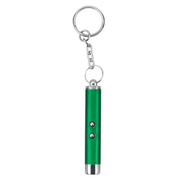 2 In 1 Mini Keychain Pointer Interactive Red Light LED Torch Light Training Torch 4mW Cat Chaser Fun Toy Pointer Pen Green