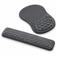 2 In 1 Mouse Pad And Wrist Support Set, Hk012-dark Gray, Memory Gel ...