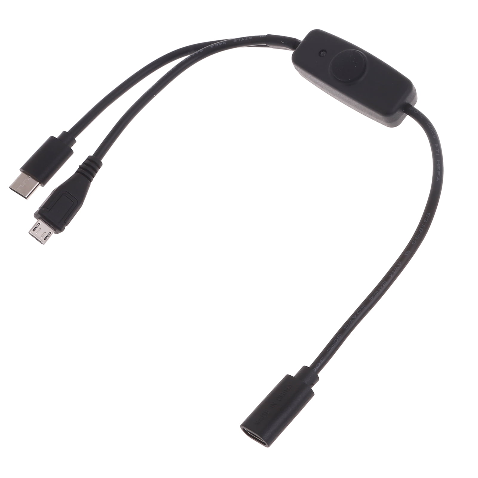 2 In 1 Multi-function USB C Cable With USB C USB Charging Cable with ...
