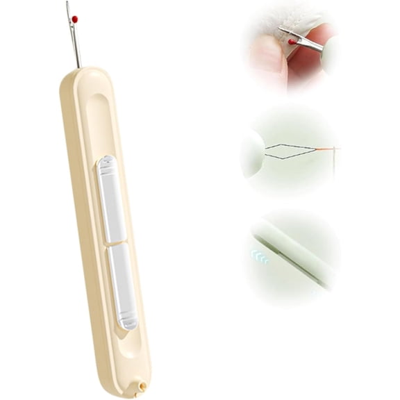 2-In-1 Needle Threader And Seam Ripper, Needle Threaders For Hand Sewing,Plug-In Needle Threader Stretchable Seam Rippers For Sewing, Automatic Needle Threaders Tool For Hand Sewing Knitting Quilting