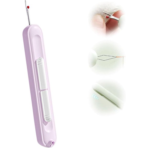 2-In-1 Needle Threader And Seam Ripper, Needle Threaders For Hand Sewing,Plug-In Needle Threader Stretchable Seam Rippers For Sewing, Automatic Needle Threaders Tool For Hand Sewing Knitting Quilting