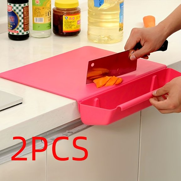 2-In-1 Non-Slip Cutting Board, Detachable Board And Food Container, Dedicated for Vegetables And Fruits Dishwasher Safe Kitchen Essential, Perfect Gift for Easy Spring And Summer