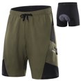 thumbnail image 1 of 2 In 1 Padded Bike Shorts with Pockets Men Breathable Exercise Shorts for Training Biking Cycling, 1 of 7