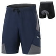 thumbnail image 1 of 2 In 1 Padded Bike Shorts with Pockets Men Breathable Exercise Shorts for Training Biking Cycling, 1 of 7