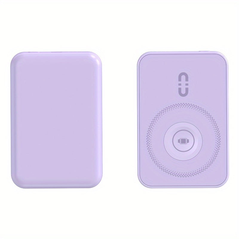A 2-In-1 Portable Charger with a 10000Mah Capacity, Designed for Both for iphone And for apple Watch. It Features Magnetic Wireless Charging with 20W PD Fast Charging Through USB-C