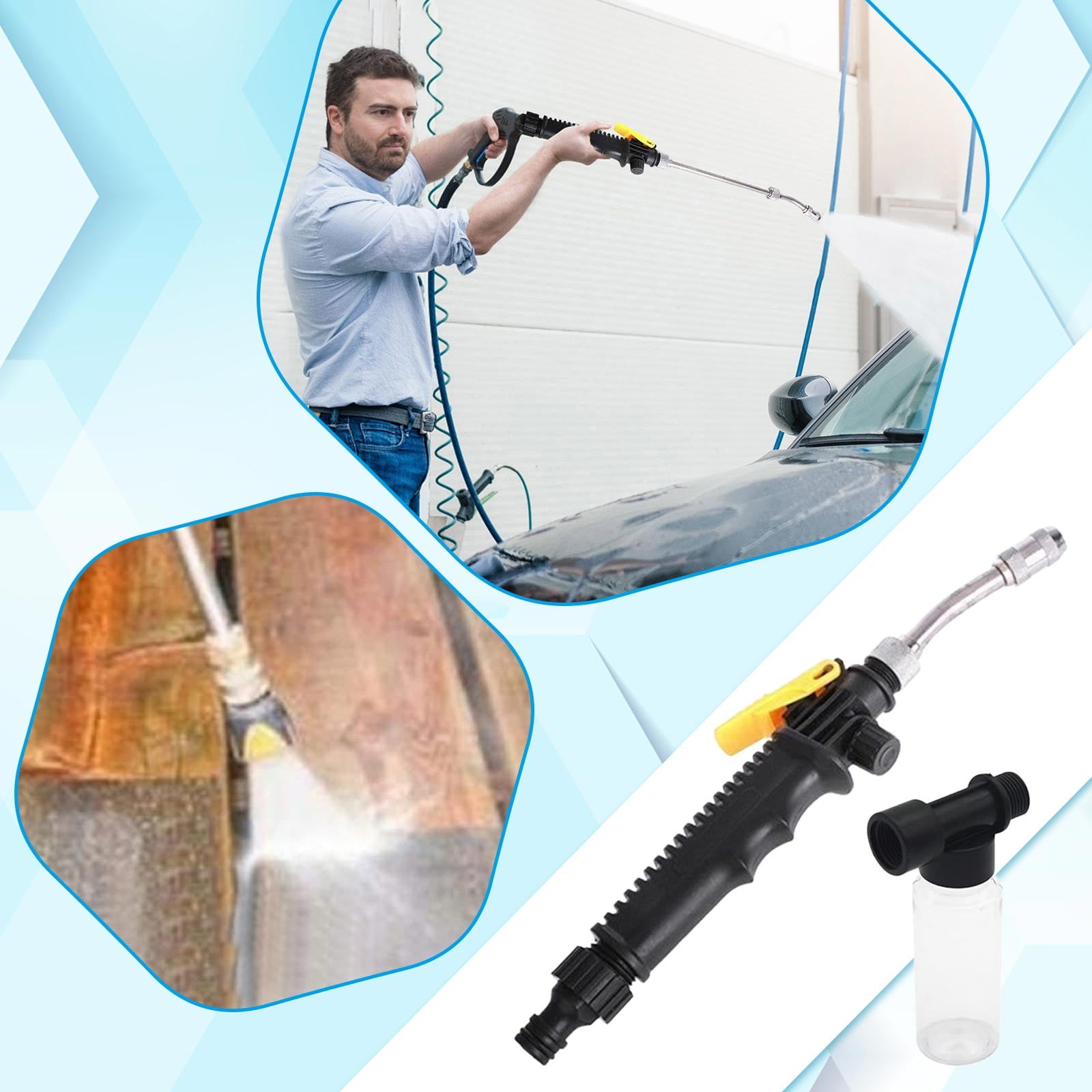 2 In 1 Pressure Washer High Pressure Water High Pressure Metal Water
