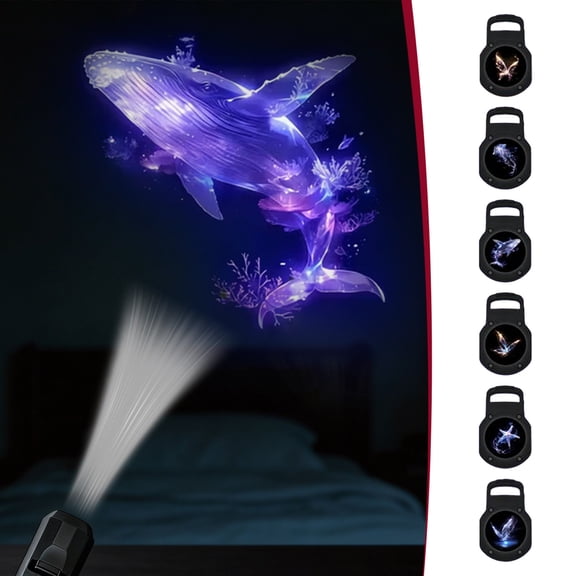 2-In-1 Projector Night Light, 360 Degree Adjustable LED Space Star Lamp, USB Powered Starry Sky Projector Bedroom, Car Interior, Living Room, Party, Ambient Night Light Multiple Patterns
