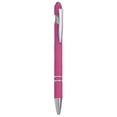 thumbnail image 1 of 2-In-1 Retractable Ballpoint Pen with Stylus Tip, Oimcto Metal Pen for Touchscreen, 1.0 mm, 4mL, Stylus & Pen Combo, Great for Business, Students, Teachers, Doctors, Refillable, Pocket Clip, Pink, 1 of 6