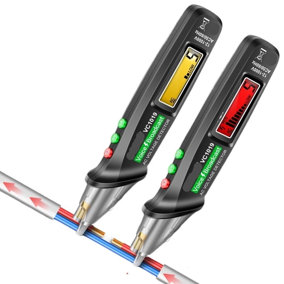 2-In-1 Screwdriver Electrical Voltage Indicator Voltage Tester Pen AC Non-Contact Induction Test Pen