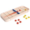 thumbnail image 1 of PlanToys® 2-in-1 Wooden Shuffleboard & Disc Flicking Game | Reversible Tabletop Game for Kids | Indoor Montessori Toy for Toddlers & Preschoolers | Eco-Friendly STEM Learning Game for Ages 3+, 1 of 9
