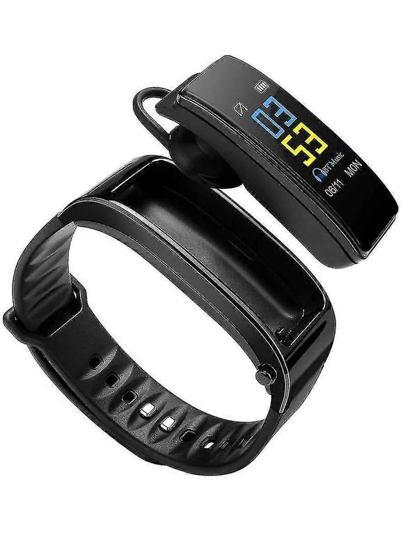 2 In 1 Smart Bracelet Bluetooth Headset Waterproof Watch Wireless Earphone