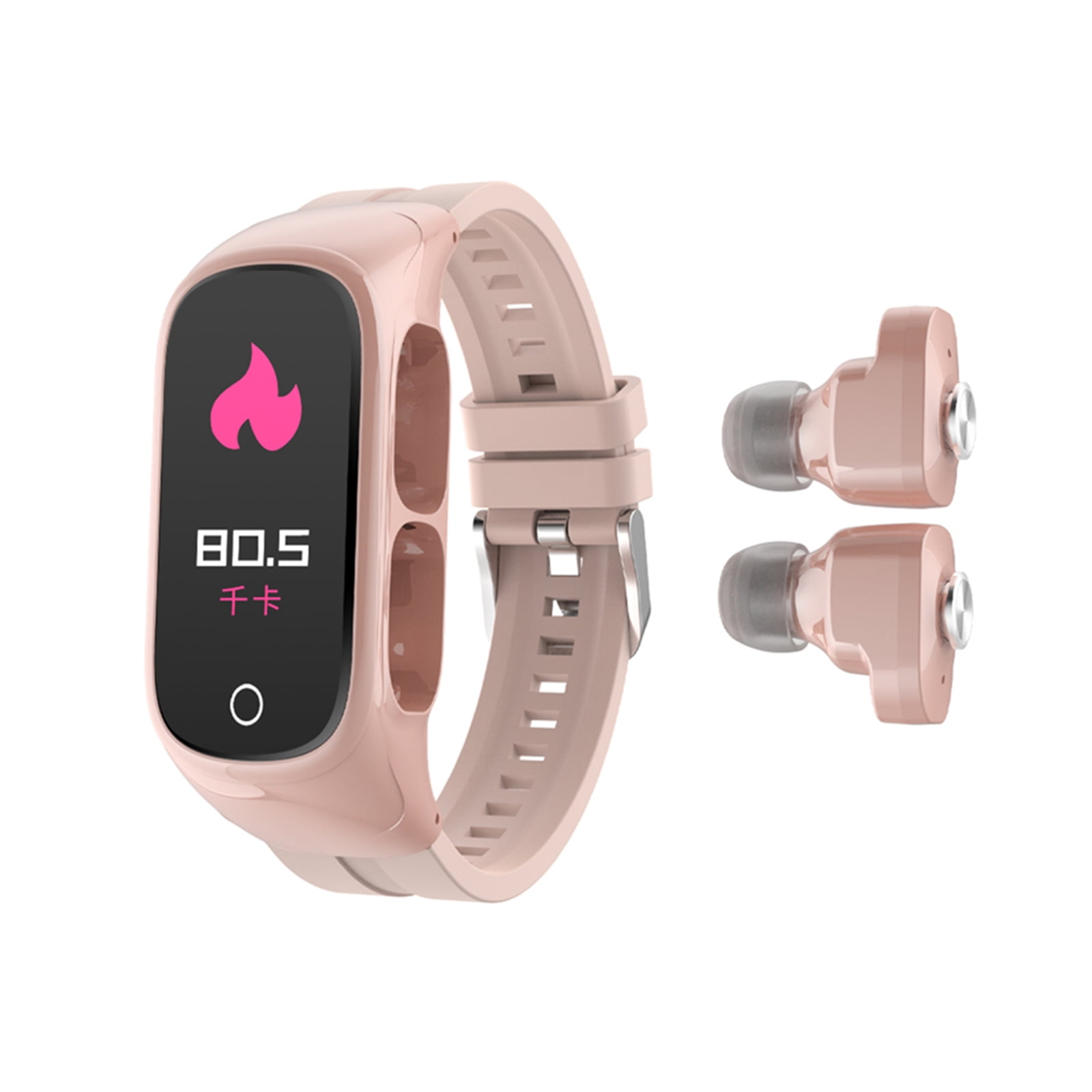 2 In 1 Smart Bracelet Bluetooth Headset Waterproof Watch Wireless Earphone  | Fruugo BH