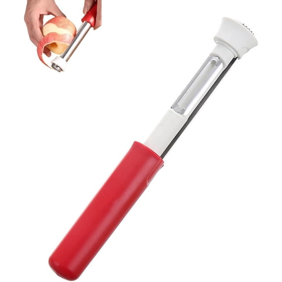 2 In 1 Stainless Steel Apple Corer and Peeler Tool