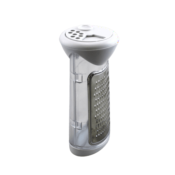 2 In 1 Stainless Steel Blade Cheese Grater Shaker With Measurements 1 Cup Size BPA Free Parmesan Cheese Shaker