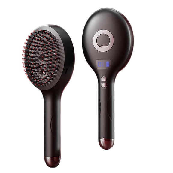 2 In 1 Styling Brush For Wet And Dry Hair With Smooth Glide Technology Enhances Shine Reduces Frizz For Perfectly Sleek Results