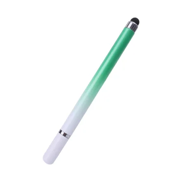2 In 1 Stylus Pen For Cellphone Tablet Capacitive Touch Pencil For Iphone Samsung Universal Android Phone Drawing Screen Pencil 1 Gradient Green