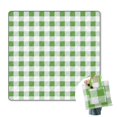 thumbnail image 1 of 2 In 1 Tote Picnic Blanket Greencheck 80''x80'' Large Capacity Outdoor Camping Mat, 1 of 8