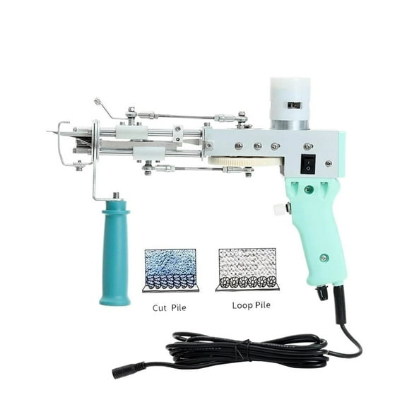 2 In 1 Tufting Gun Can Do Cut Pile And Loop Pile Electric Carpet Rug Guns, Carpet Weaving Knitting Machine With 5-40 Stitches ,Easy to Use