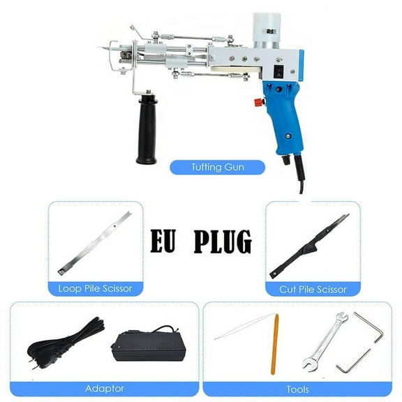 2 In 1 Tufting Gun Cut Pile And Loop Pile Electric Carpet Carpet Weaving Knitting Machine For DIY, Knitting - Reliable Performance