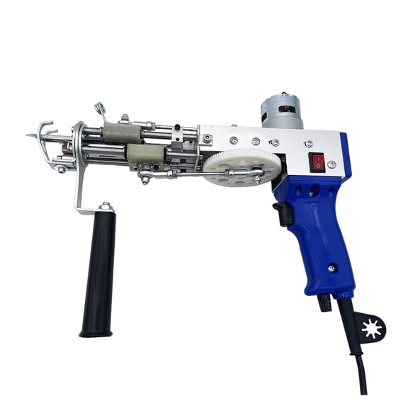 2 In 1 Tufting Gun Electric Carpet Hand-held Adjustable Weaving Flocking Machines Machine Loom Tools - Practical & Durable