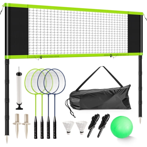 FITPLAY 2 In 1 Volleyball Badminton Set