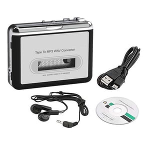 2-In-1 Walkman And Cassette Tape To MP3 WAV Converter With Earphone
