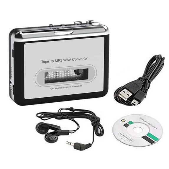 2-In-1 Walkman And Cassette Tape To MP3 WAV Converter With Earphone