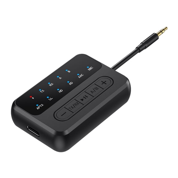 2 In 1 Wireless Transmitter Receiver With Simultaneous Dobule Connection Clear Auditory Technology For Computer Headsets