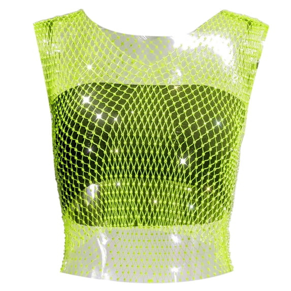 2-In Athletic Tank Tops for Women Undershirt Ribbed Sleeveless Basic Dressy Tank Tops for Women Summer Going Out Undershirt Outfits Green L