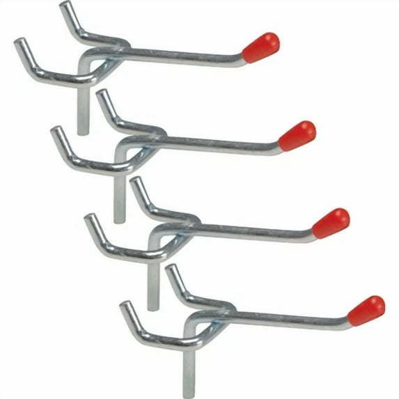 2 In. Light Duty Safety Tip Straight Pegboard Hook (4-Count) 216038 Sim Supply,