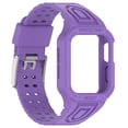 thumbnail image 1 of 2 In1 Applicable For Apple Watch Strap Apple Watch Ultra Armor Strap Silicon Watchcase Protection Watchband Accessory, 1 of 5