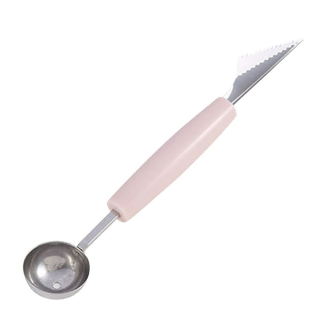 2 In1 DualHead Stainless Steel Carving Knife Fruit Watermelon Ice