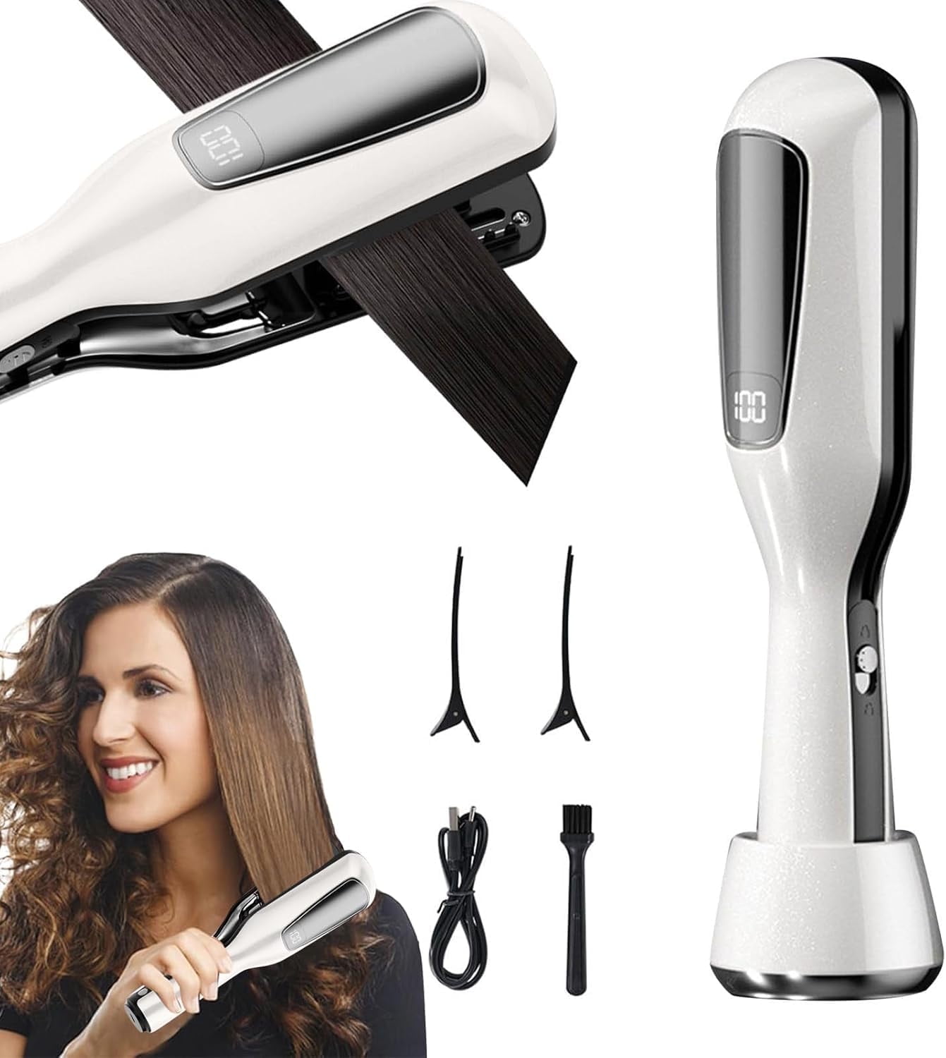 2 In1 Hair Split Ends Trimmer, Cordless Split End Remover, Automatic ...