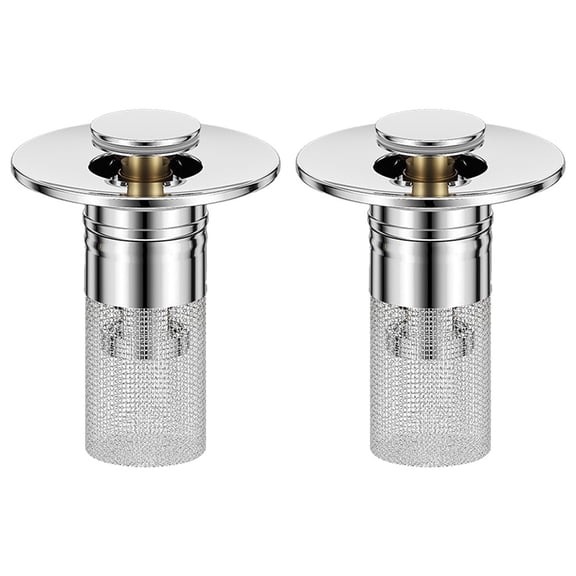 2 In1 Kitchen Sink Drain Strainer Sink Stopper Filter Bathroom Sink Drain Filter