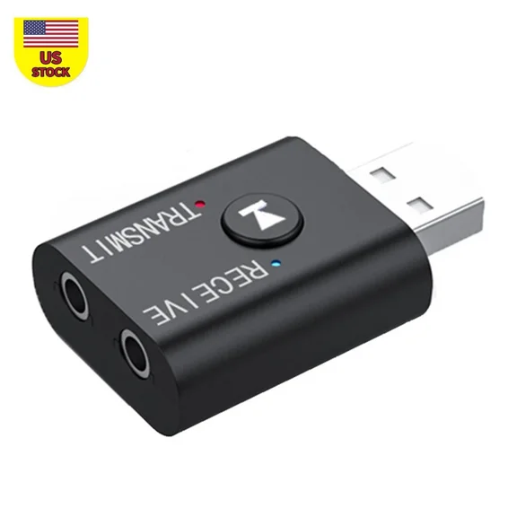 2 In1 Usb Bluetooth 5.0 Audio Transmitter Receiver Adapter For Mp3/Cd Player B