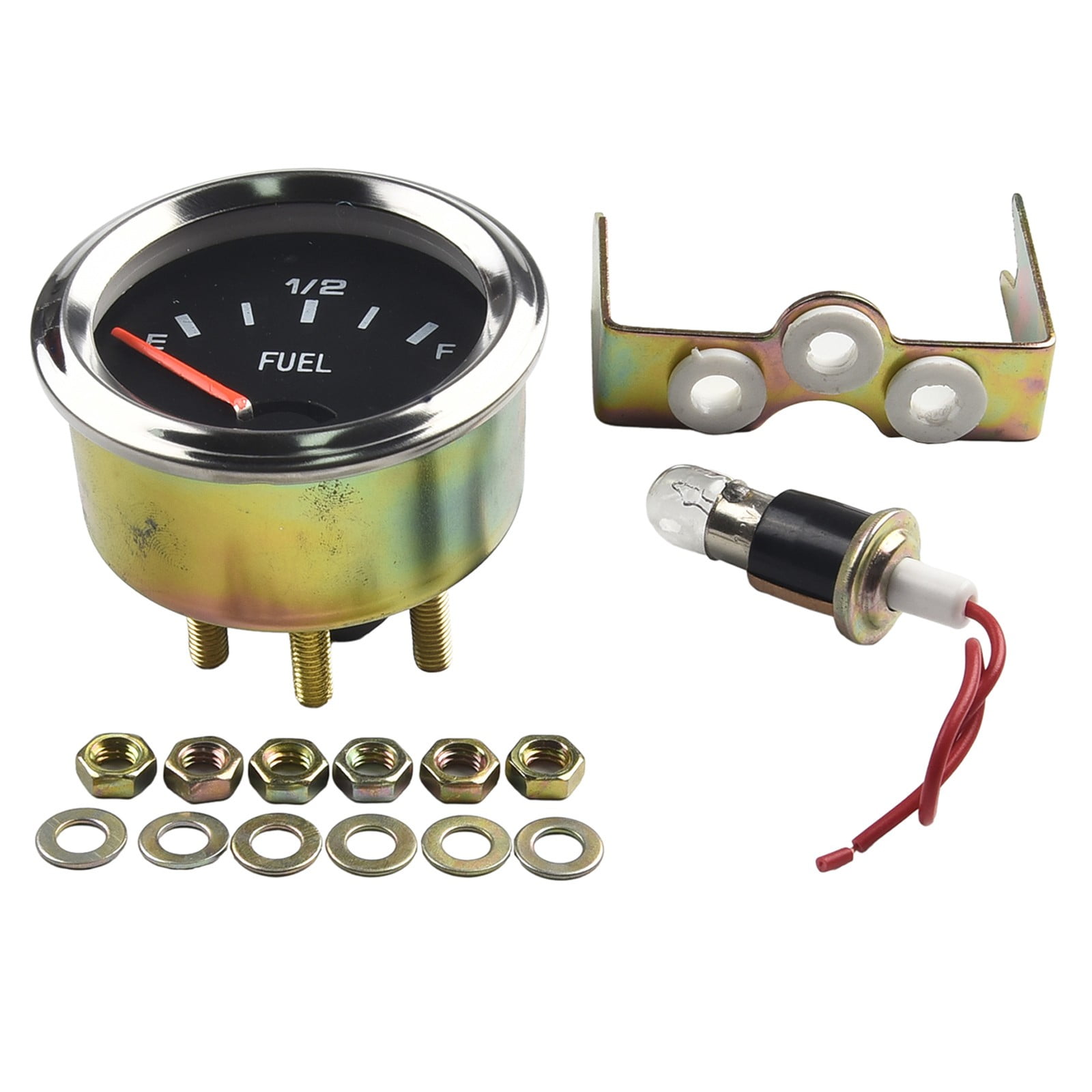 2Inch 52Mm Mechanical Auto Car Fuel Level Gauge Meter E1/2F Pointer