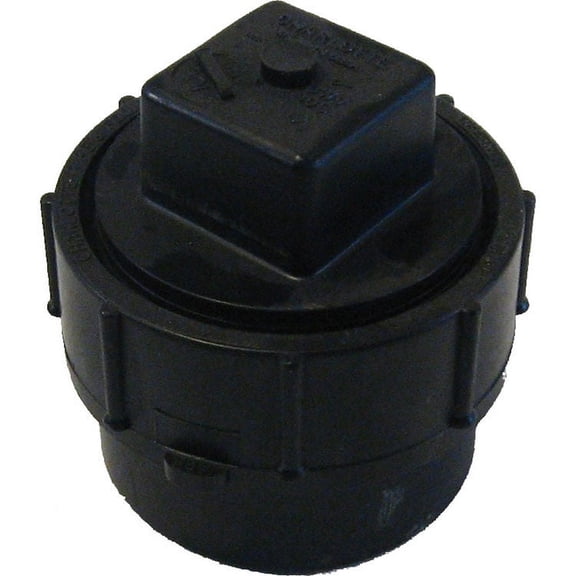 2 Inch ABS Cleanout Adapter, ABS Construction