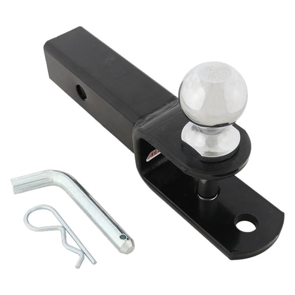2 Inch ATV UTV Trailer Hitch EZ Ball Mount with Chrome Ball Compatible with Polaris 350L Sportsman 350 Kawasaki Bayou 300 400 Mule 2010 2020 2030 43-1001