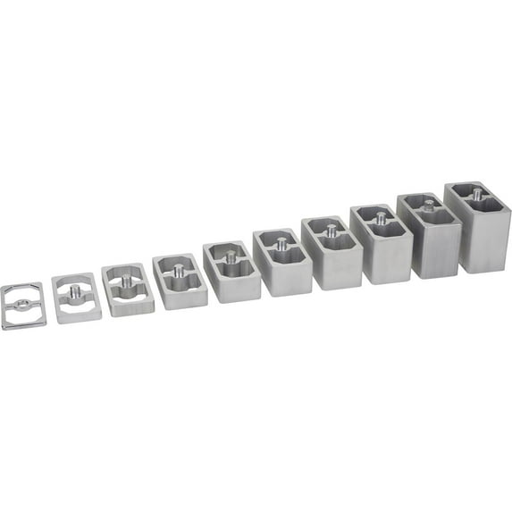 2 Inch Aluminum Extruded Leaf Spring Lowering Block