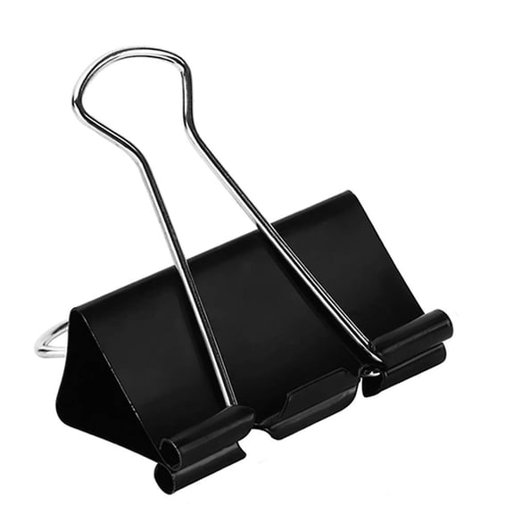 2 Inch Binder Clips 36 Pack, Extra Large Paper Clamps for Office Supplies, , Home, Organizing Documents, Securing Bags, Black