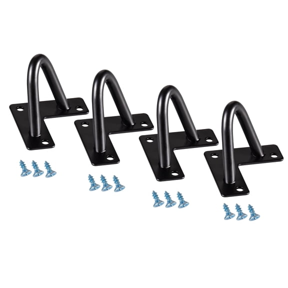 2 Inch Black Hairpin Legs Set For DIY Furniture Table Cabinet Nightstand Coffee Table 4 Piece