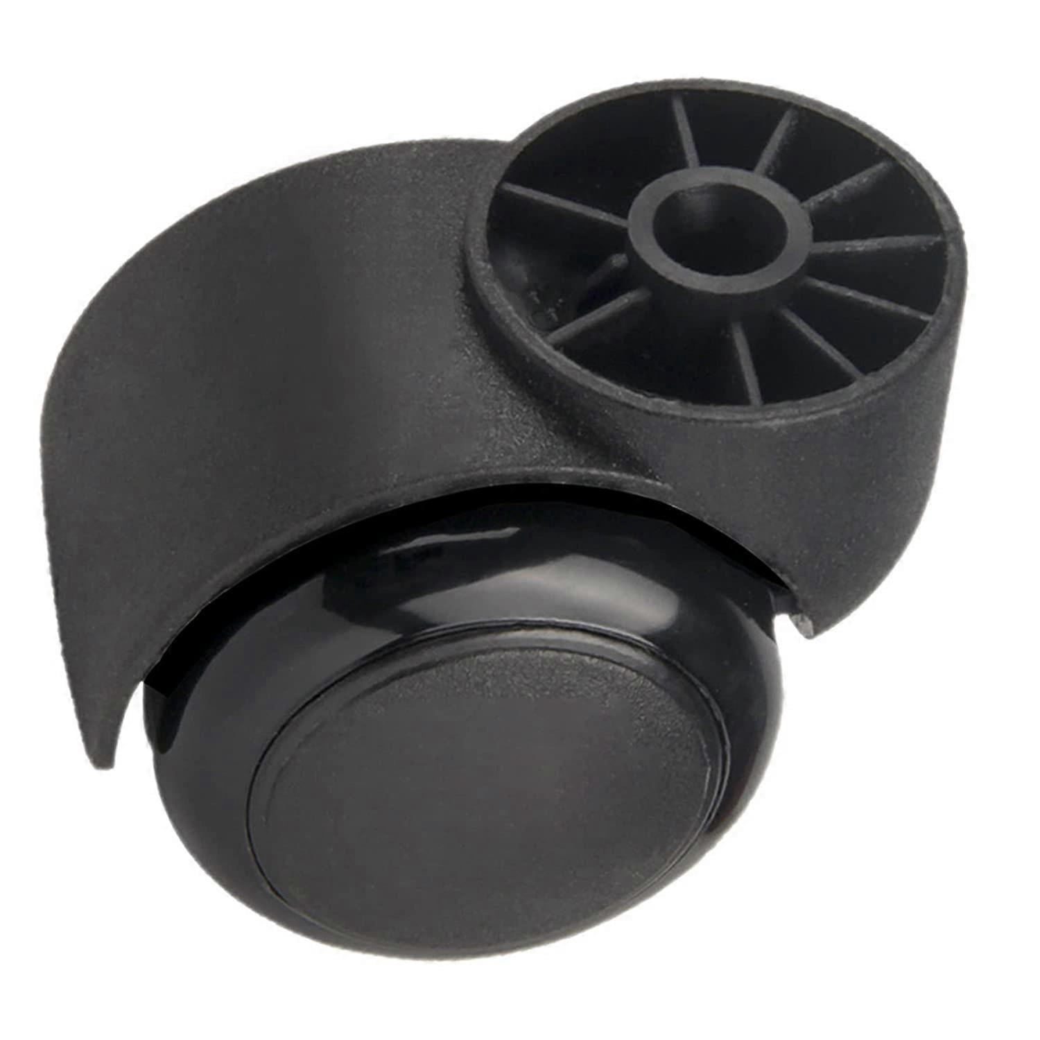 2 Inch Black Silent Stemless Caster - Replacement Chair Wheels compatible with Office Chairs - Furniture Casters - 5pcs