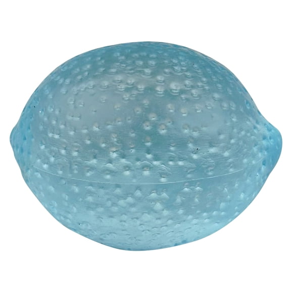 2-Inch Blue Lemon Squishy, Kawaii Desk Decor, Taba Squishy Squeeze, Fun Birthday Gift for Teens Adults, ADHD Autism Calming Tools, Easy to Clean