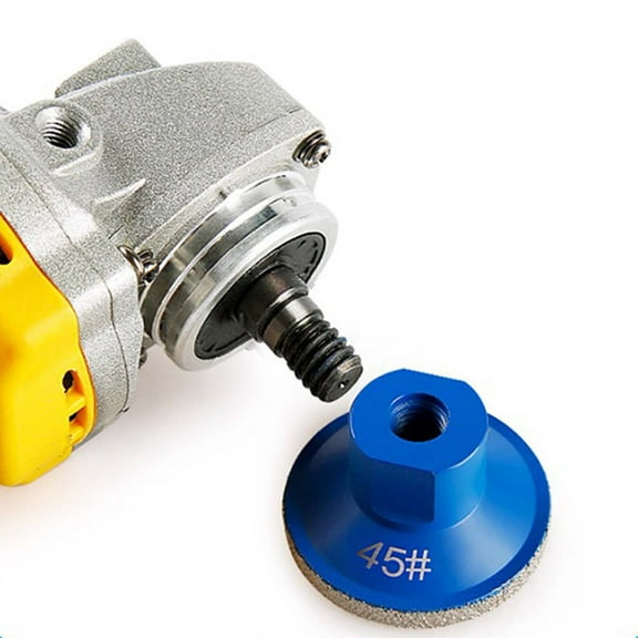 2 Inch Brazed Diamond Grinding Disc, Angle Grinder Attachment, Wet Dry Use, Aggressive Grinding, Home Workshop