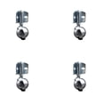 thumbnail image 1 of 2 Inch Bright Chrome Metal Ball Caster – Corner Mount Bracket – Set of 4 – SCC, 1 of 2