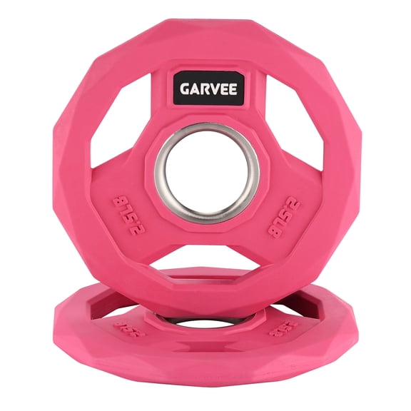 2-Inch Bumper Plates Set -Rubber Coated Cast Iron Weight Platesfor Home Gym & Commercial Use,Barbell Plates for Men & Women,Multiple Weights Options (2.5-95 Lbs, Single/Pair/Set) 2.5 Lbs Pairs
