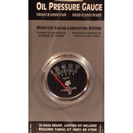 2 Inch Chrome Mechanical Oil Pressure Gauge