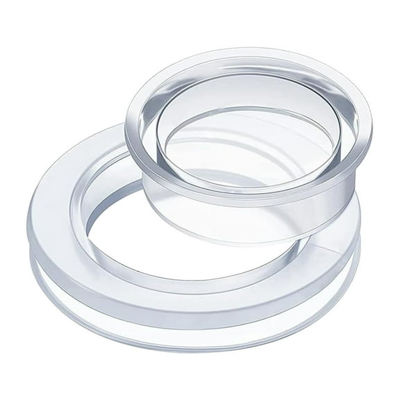 2 Inch Clear Silicone Umbrella Hole Plug & Cap Set, Standard Size Patio Table Hole Replacement for Outdoor Glass/Acrylic Tables 1PCS
