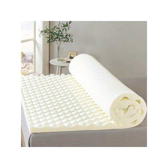 2 Inch Copper Cooling Memory Foam Mattress Topper With Airflow Design Twin